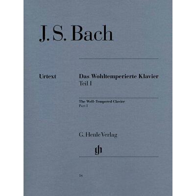 楽譜 バッハ、J.S. 平均律クラヴィーア曲集 第1巻